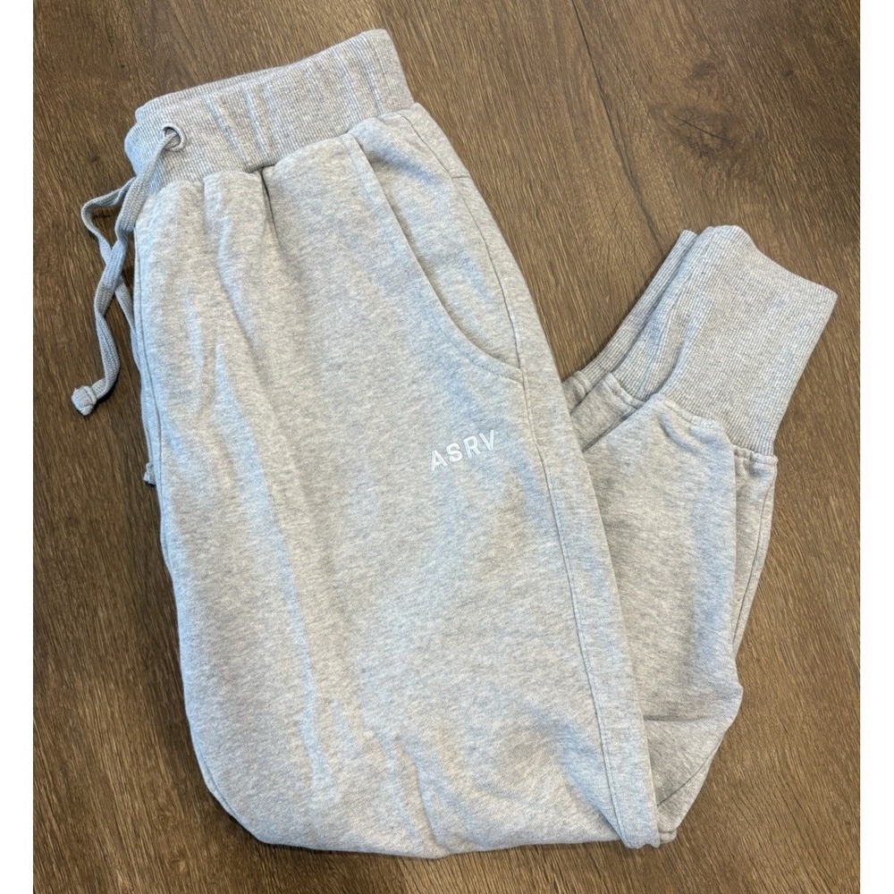 ASRV Tech Terry High Rib Jogger Gray Size Small DSG-0480